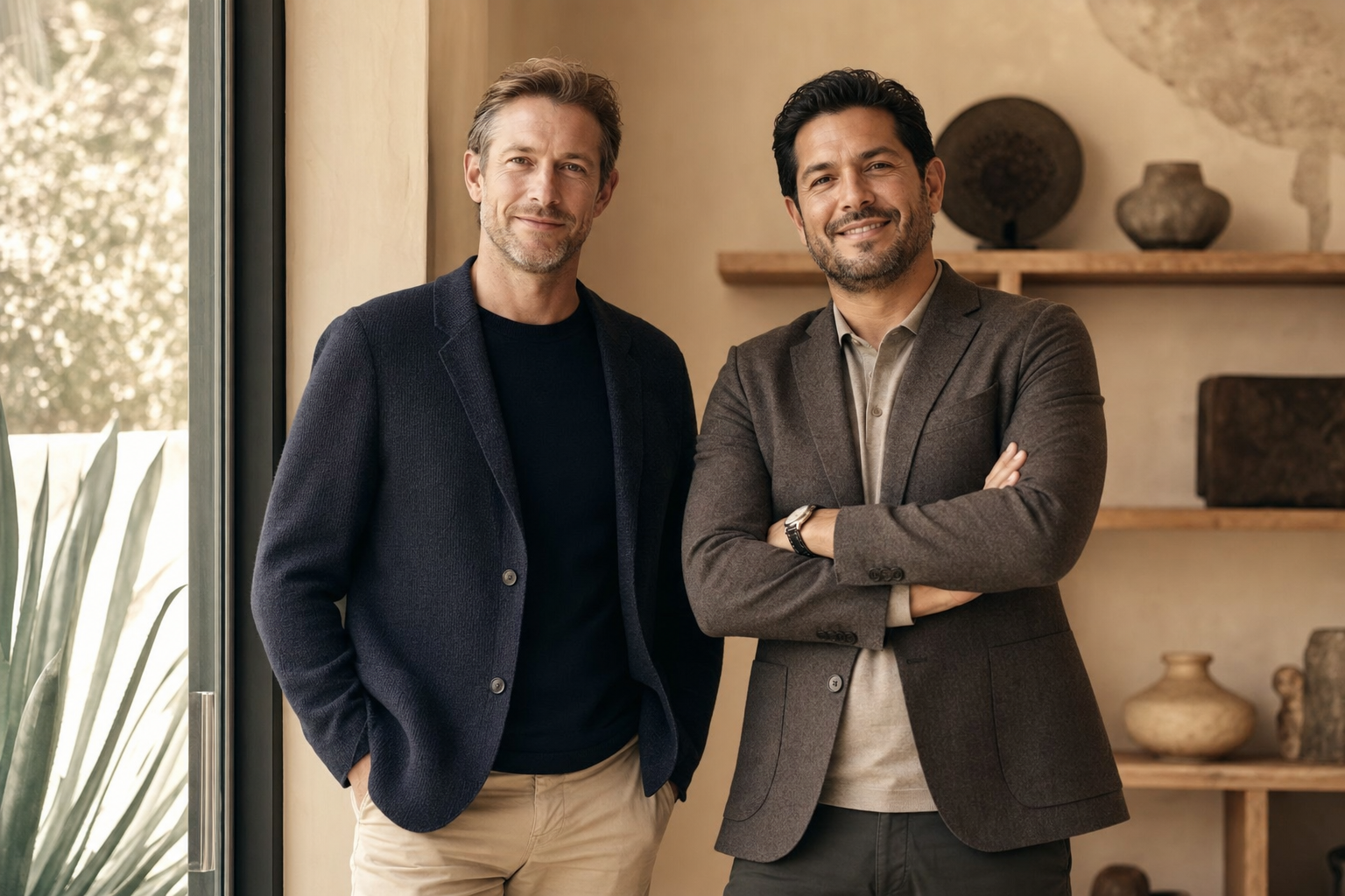 Alexander Kolbeck y Carlos Aguilar, fundadores